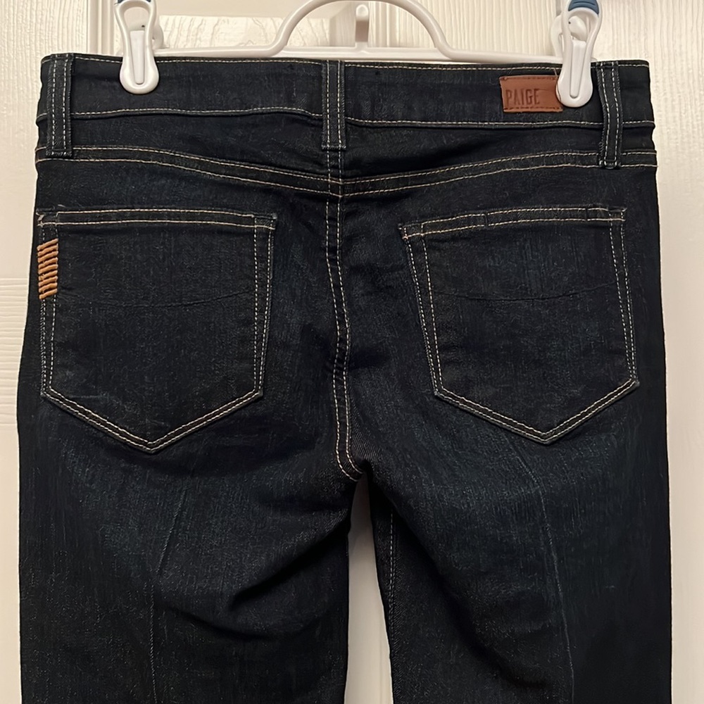 PAIGE Women's Boot Cut Jeans - Midnight Black - Picture 3 of 4